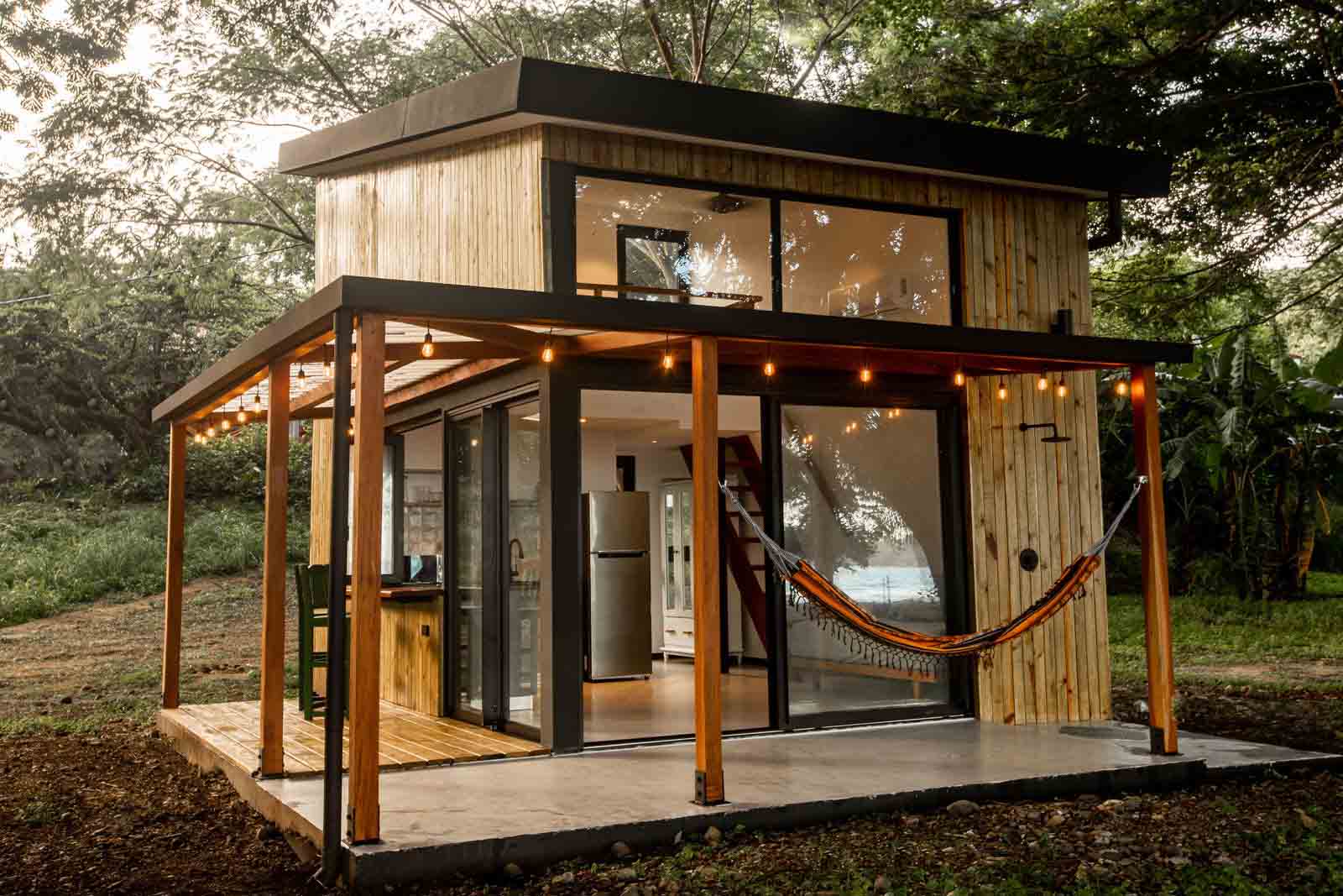 Tiny house in Panama made for short term rental investment. Sustainable living.